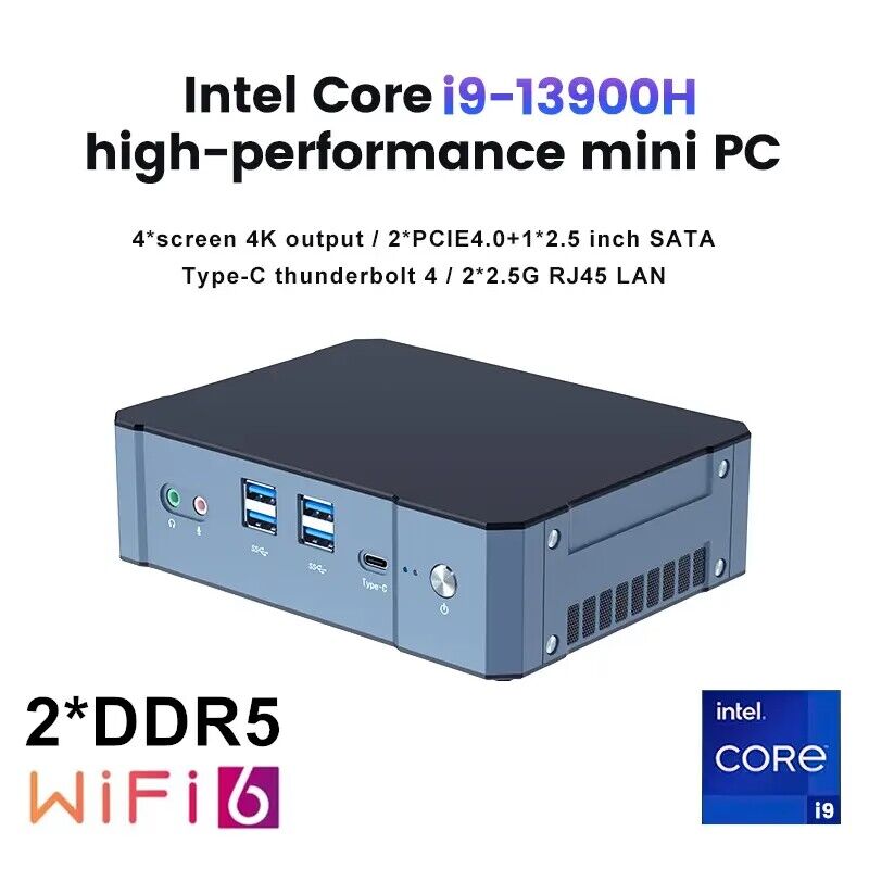 Intel Core I9 13900H Mini Pc - Intel Core i9 NUC Mini Oyun