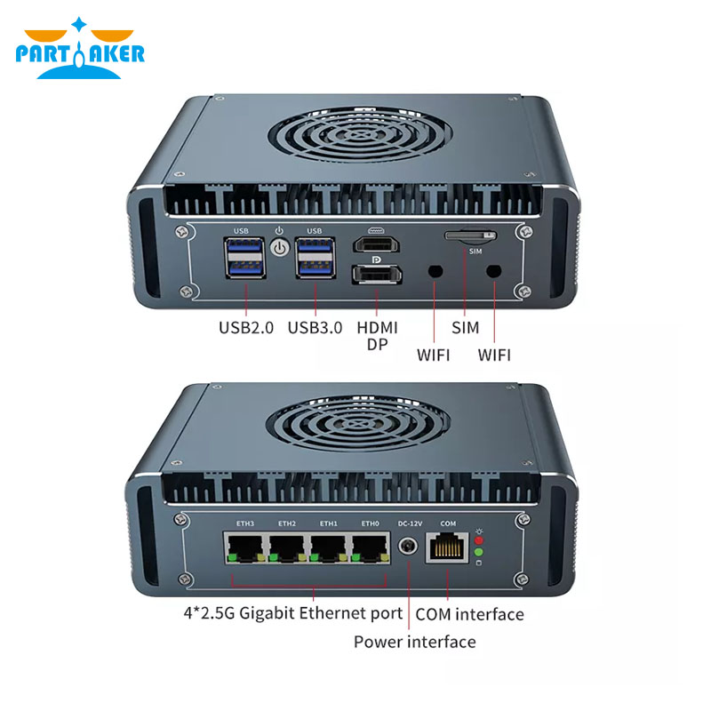 12. Nesil Intel I3-1115G4 Fans - Pfsense Firewall Router 2.5G 4 I226 incelemesi ve fiyatı