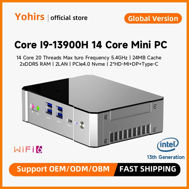 Yohirs 13. Nesil i9 13900H i7  - Intel Core I9 13900H Mini Pc incelemesi ve fiyatı